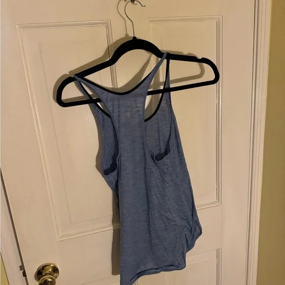 Blue Racerback Tank Top - Picture 2 of 3